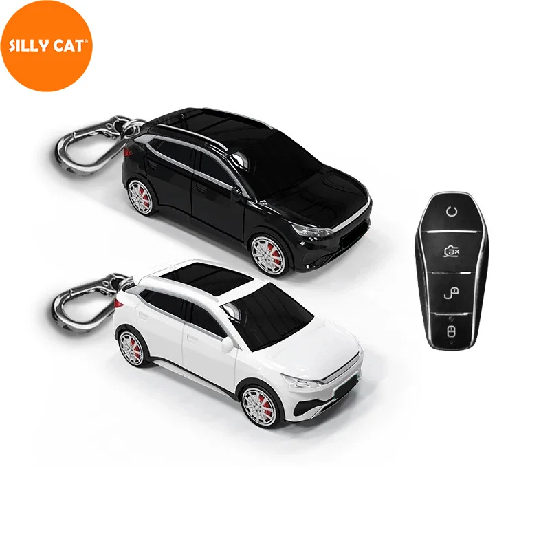 ATTO 3 / EVO Shape Car Key Fob Case Cover Protect Suit for BYD ATTO 3 / EVO YUAN PLUS Model Key Case Cover Shell