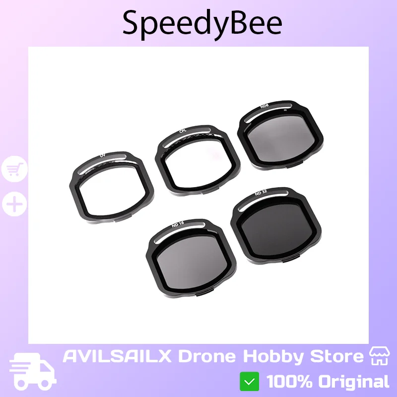 SpeedyBee ND+CPL Filters Kit for O4 Air Unit Pro FPV Camera Lens Glare Reduction Contrast Enhancement