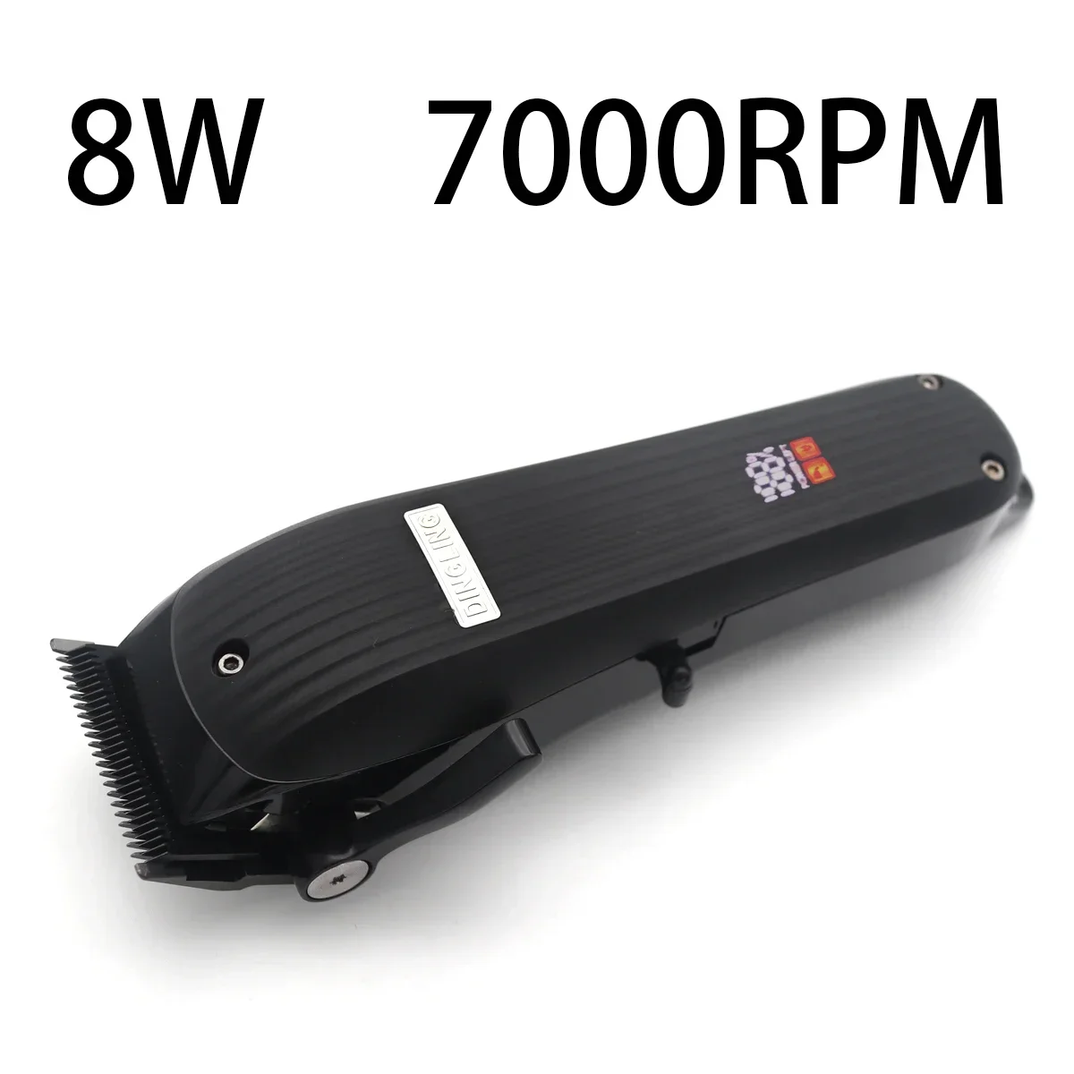 Professional Hair Clipper for Men DLC Blade LED Display Cordless USB Interface Ceramic Blade Hair Trimmer Haircut Machine