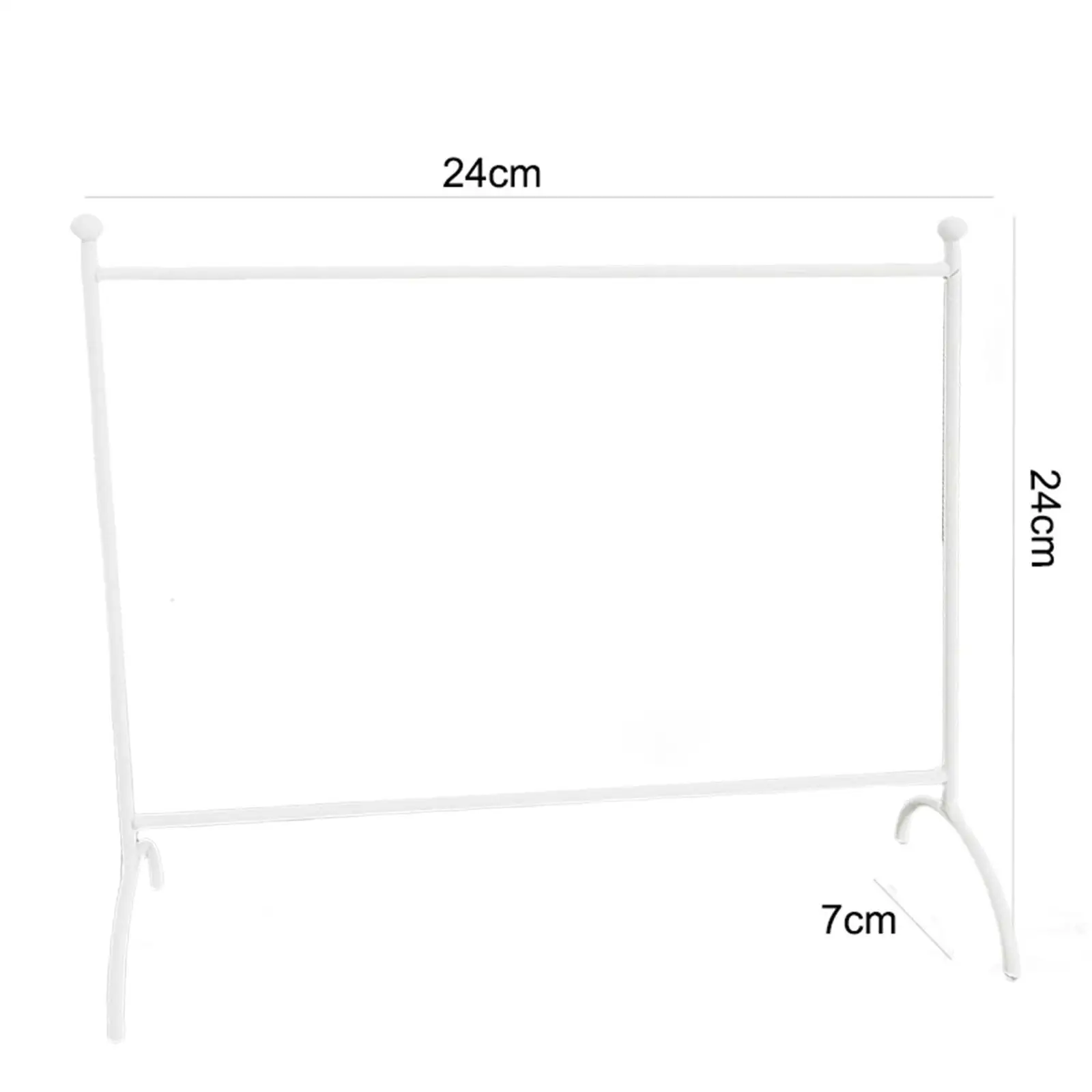 Miniature Doll Garment Rack Doll Wardrobe Furniture for 1/6 1/12 Scale Decor