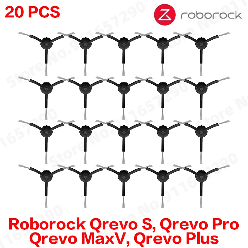 Roborock Qrevo S, Qrevo Pro, Qrevo MaxV, Qrevo Plus onderdelen: hoofdrol, zijborstel, filter, dweilpad, doek, stofzak