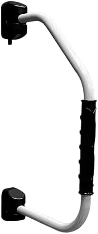 

Складная ручка-поручень RV Designer R127 GripSafe – 27-дюймовая белая алюминиевая ручка для входа в дверь автодома – Простая установка