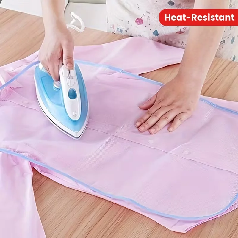 2-Pack Heat-Resistant Ironing Mesh Pads, Garment & Home Decor Protection Cloth, No Electricity Needed (Color Varies)