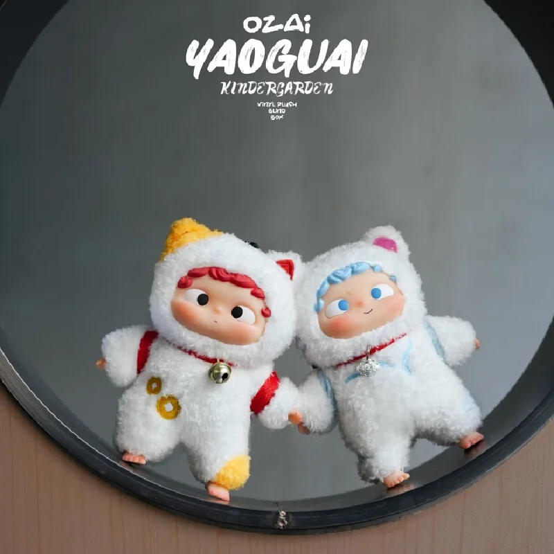 

100% натуральная серия Heyoneozai Monster для детского сада, виниловая слепая коробка, милый рюкзак, кулон, кавайный орнамент, подарок на день рождения, игрушки