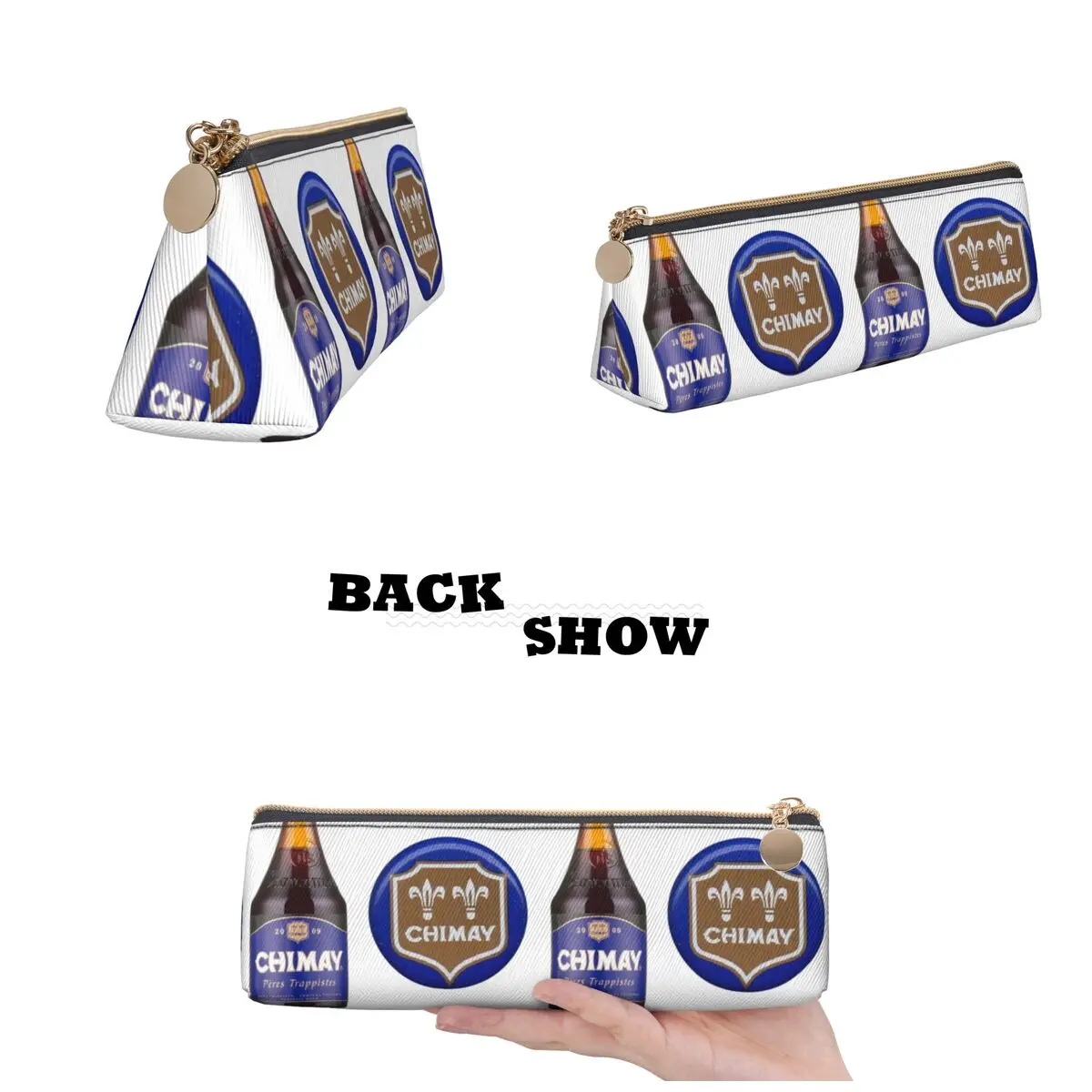 Chimay Logo Pencil Case Pencil Pouch Storage Stationery Supplies Big Capacity Pen Box Pencil Bag for Kids Gifts - view 2