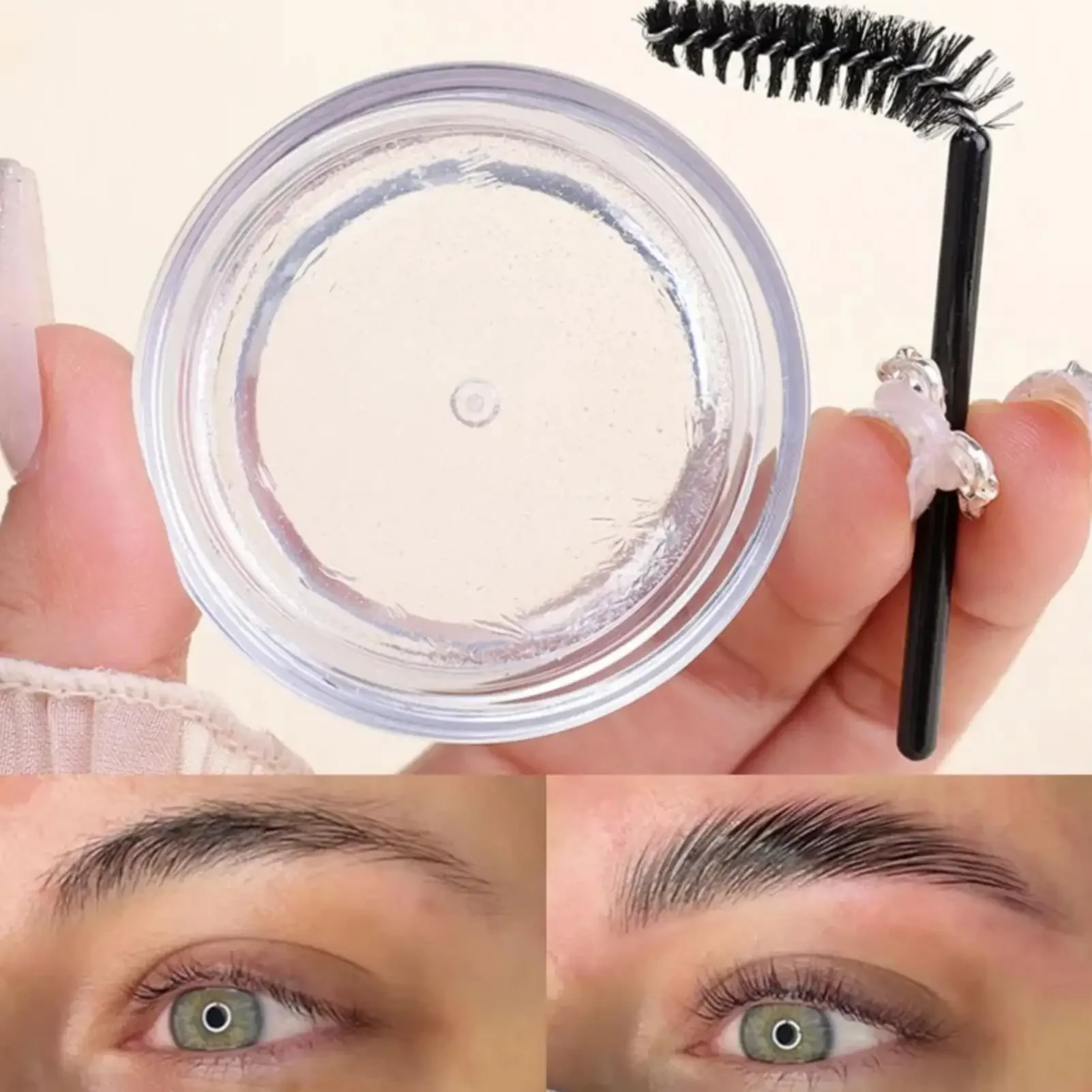1PC Eyebrow Styling Gel - Colorless, Mild Texture, Combing Eyebrows, Suitable for Appointments and Daily Use