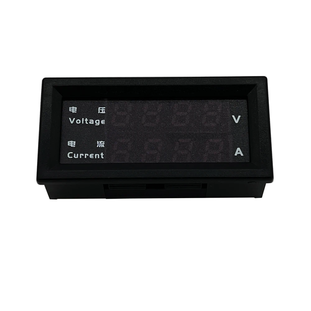 DC0-100V 200V 4 cifre 10A LED voltmetro digitale amperometro auto moto tensione misuratore di corrente Volt rilevatore Tester pannello Monitor