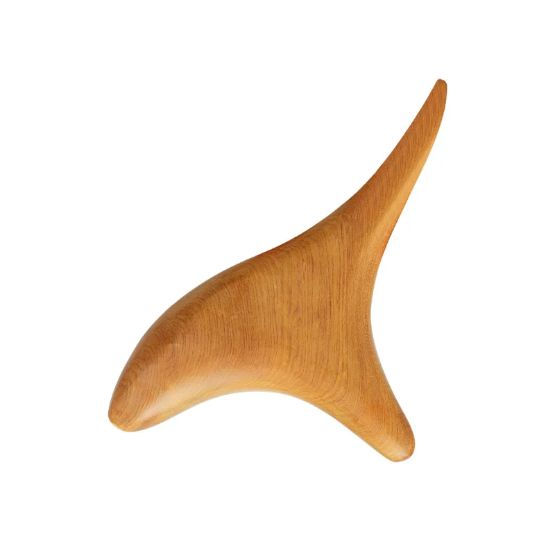 Wooden Triangle Massager Beeswax Fragrant Wood Acupressure Tool Foot Stick