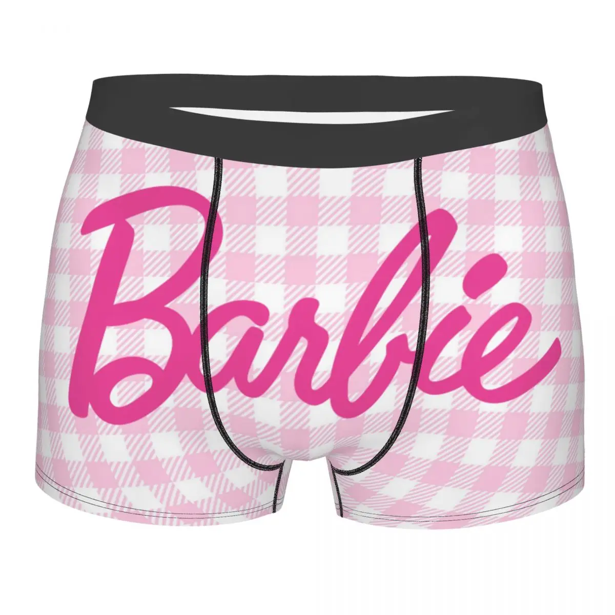 Custom Barbie Underwear Men Print Boxer Briefs Shorts Panties Breathable Underpants