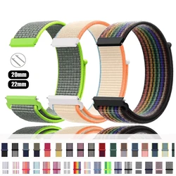 Nylon Band For Amazfit GTS 4/3/2/2e Mini/GTR 4/3/Pro/GTR2/47mm/stratos 20mm/22mm Watch Bracelet Amazfit Bip 3 pro-U-S-lite strap