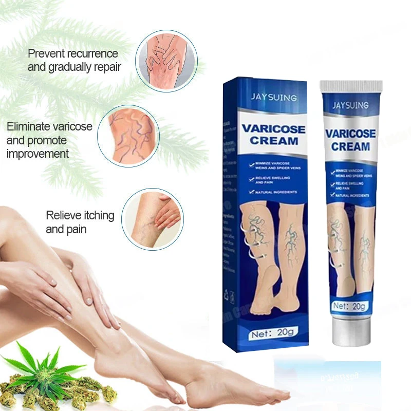 Foot care, beauty and health care effectively soothe varicose veins, promote blood circulation, body repair cream