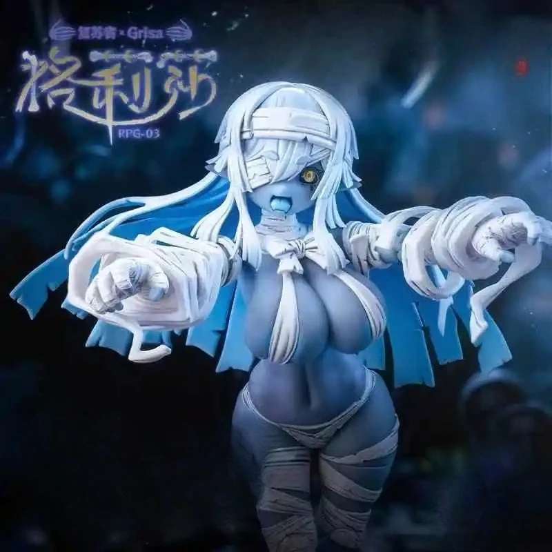 재고 있음 포장된 오리지널 달팽이 껍질 1/12 RPG-03 RPG03 그리사 모바일 슈트 걸 멋진 PVC 액션 캐릭터 액션 로봇