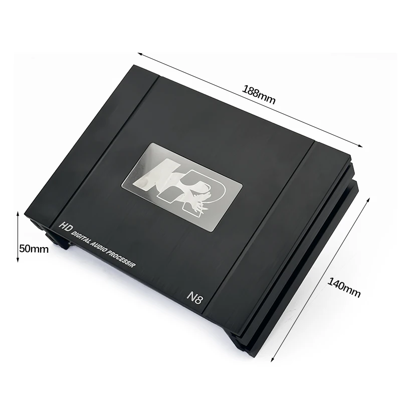 8-kanałowy wzmacniacz samochodowy o dużej mocy 2025 Wbudowany procesor 8*120W Peak Power Class AB Wzmacniacz samochodowy