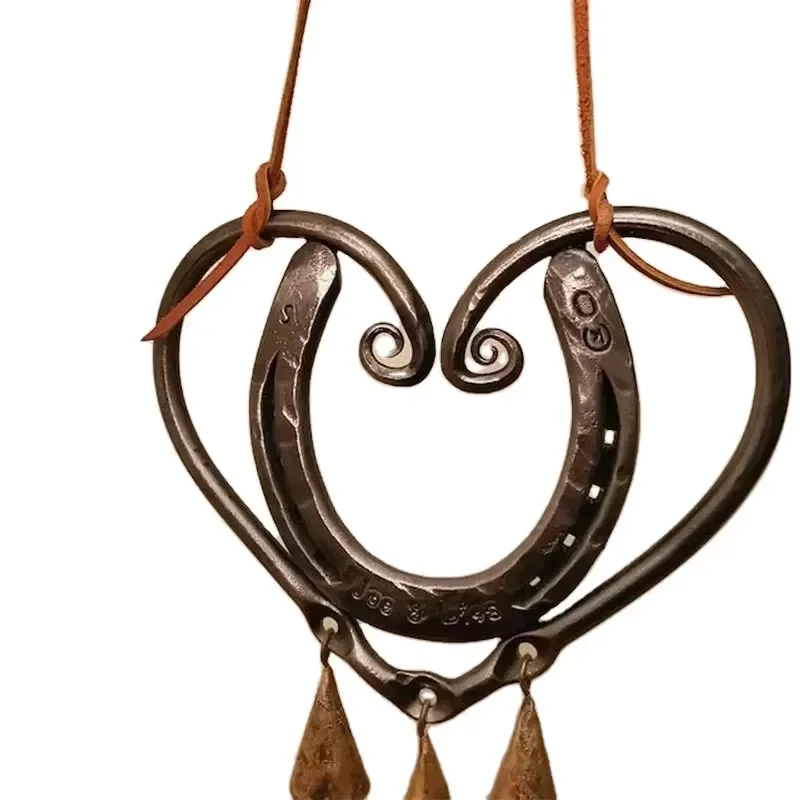 Lucky Love Wind Chimes Creative Double Sided Wind Chimes Memorial Home Outdoor Garden Feng Shui Wind Chimes