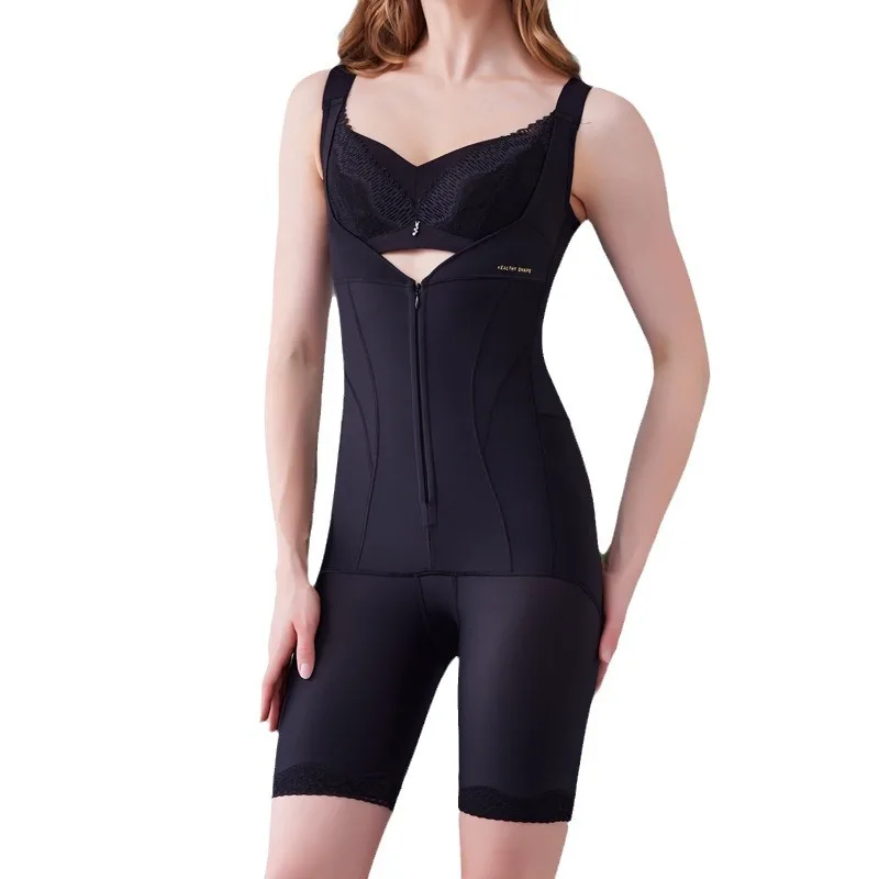 Prayger New Recovery Shapers Women Zipper Slimming Waist Corset Compression Belly Bodysuits