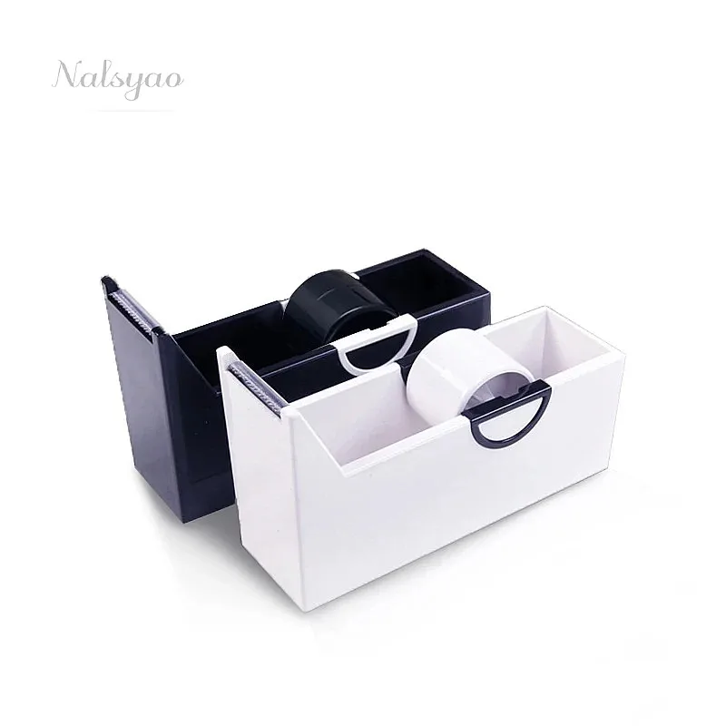 CNKESS Wholesale Factory White Black Adhesive Tape Cutter Makeup Tools Stationery Lash Tape Eyelashes Supplies