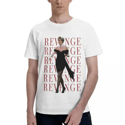 Imagen 2 del producto Camisetas creativas de princesa Diana Revenge para hombre, Camiseta de algodón 100% con cuello redondo, camiseta de manga corta, camisetas recién llegadas
