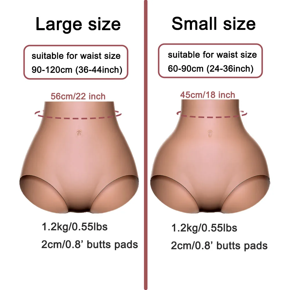 African Shape Wear Silicone Butt Artificial Booty Shaper Padded Panties Silicon Buttocks Pads Underwear