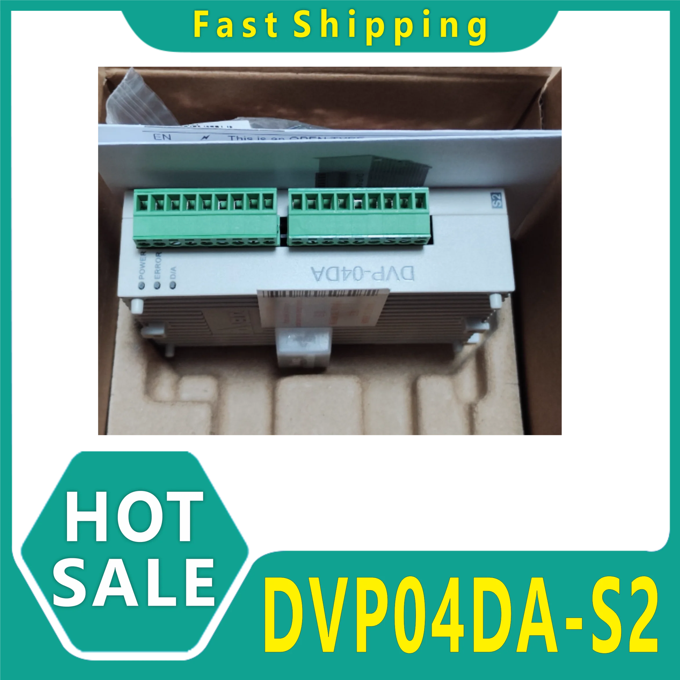 Brand new original boxed programmable controller DVP04DA-S2 DVP04DA S2 {warehouse inventory} 1-year warranty, shipped within 24