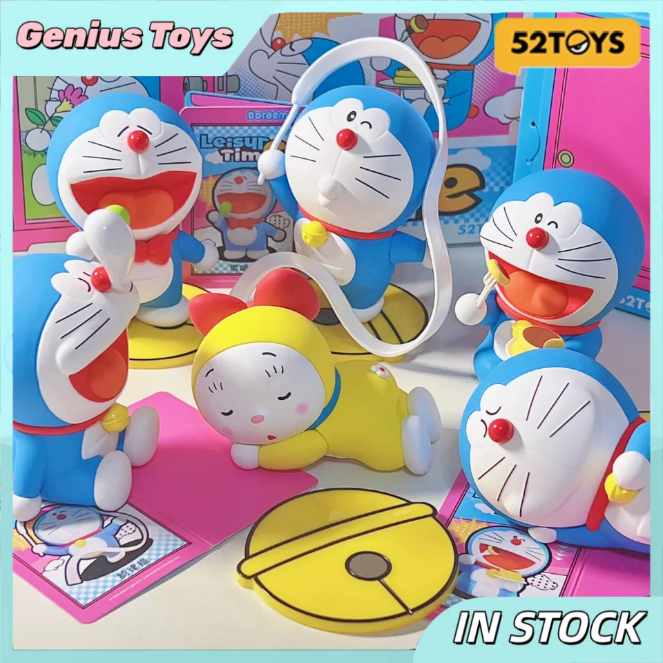 

52TOYS Doraemon Leisure Time слепая коробка маленькая фигурка котенка милые подарки на день рождения для девочек коллекционные игрушки модная слепая коробка