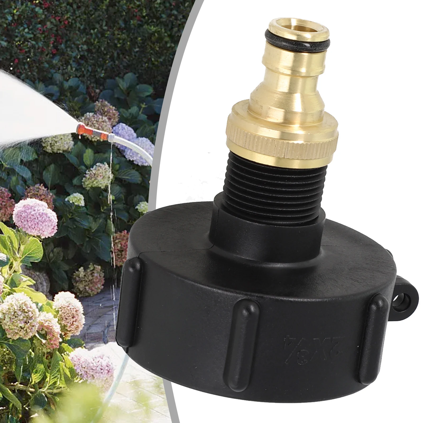 High Quality Adapter Parts 1000L Attachment Brass Conjunction Connector Convenient Garden Hose Low-maintenance