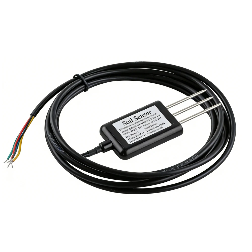 Boden temperatur Feuchtigkeit sensor Sonde analoge Bodenfeuchte detektor Sensoren RS485 Ausgang 0-5V 0-10V 4-20ma IP68 Schutz – Detail 7