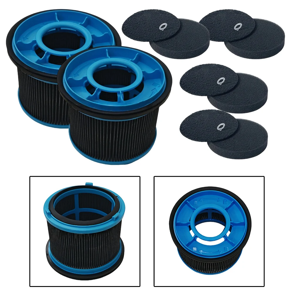 Kit de 2 filtros y 4 almohadillas de prefiltro para Bissell, PowerClean, FurFinder, aspiradora de 280W, accesorios de limpieza del hogar
