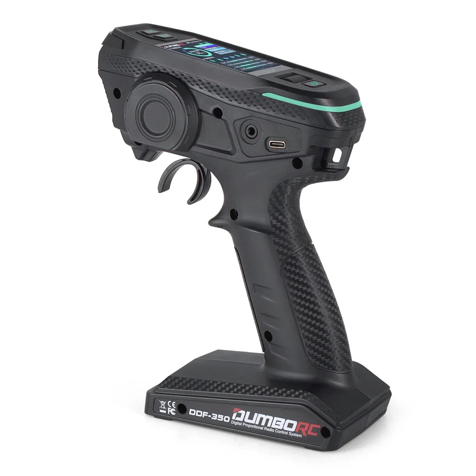 DUMBORC DDF-350 10CH Fernbedienung 2,4G 10 Kanal Sender P6F P6DC Gyro Empfänger für Drift Auto Tank Boot Roboter Spielzeug Wltoy – Detail 9