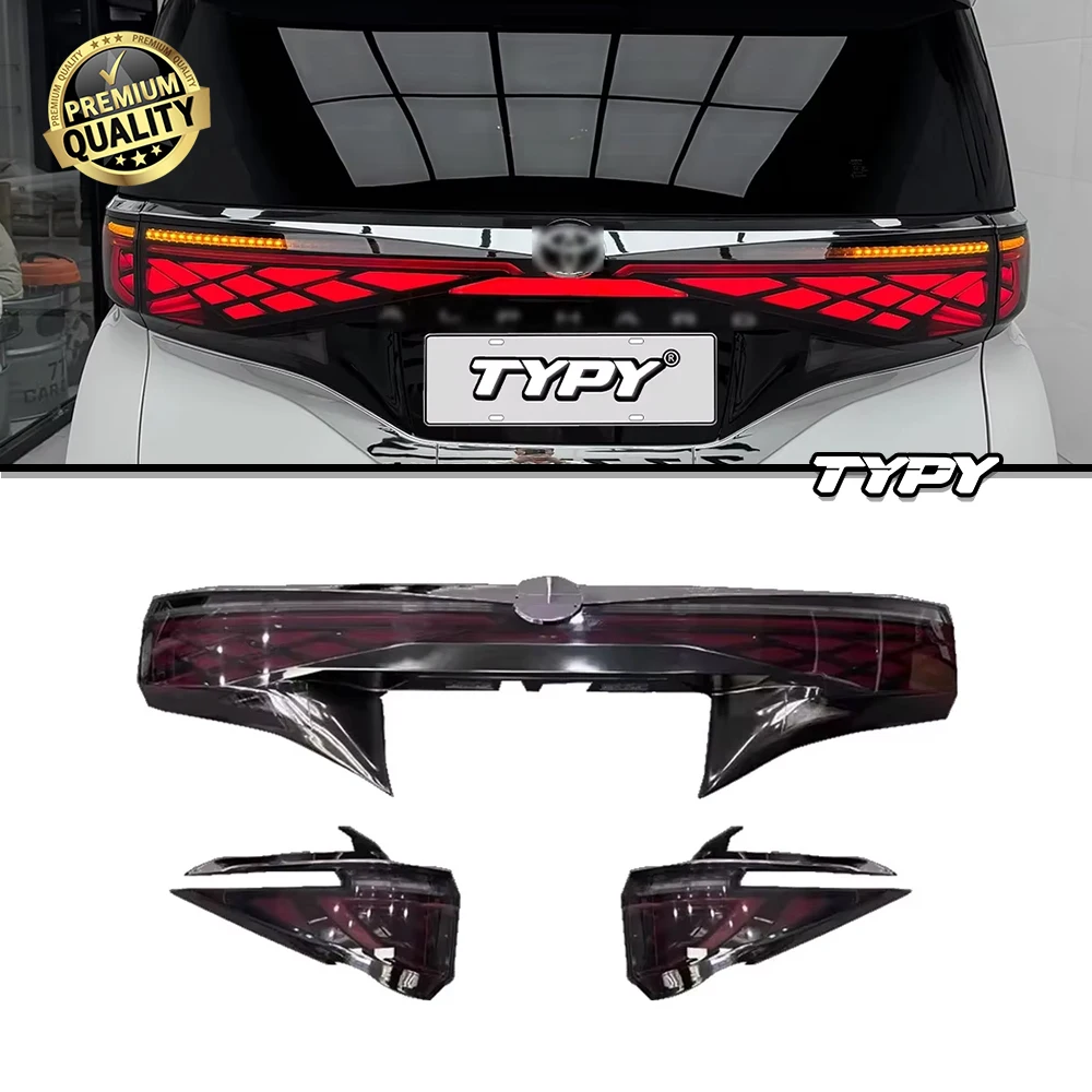 

Car For Toyota 40 Series Alphard Vellfire LED Taillight 2024 Upgrade Modified New DRL Dynamic Turn Signal Auto Accessories