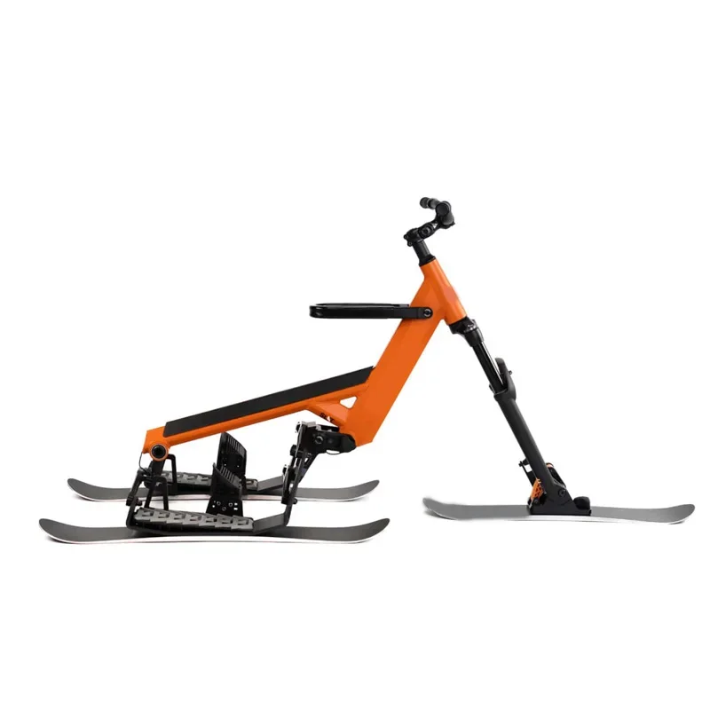 Aluminum Sledgehammer Freerider Full Suspension Snow Ski Bike With Spinner Cargo