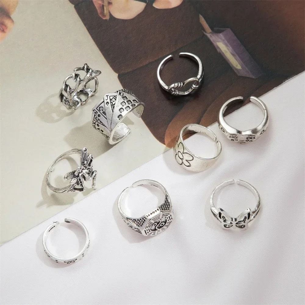 9-piece ring set