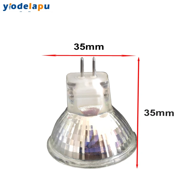 5Pcs/Lot Mr11 Led Spotlights 2W 12V Glass Light Cup Focos Spot Gu4 Bi Pin Base 20W Replacement Bulbs