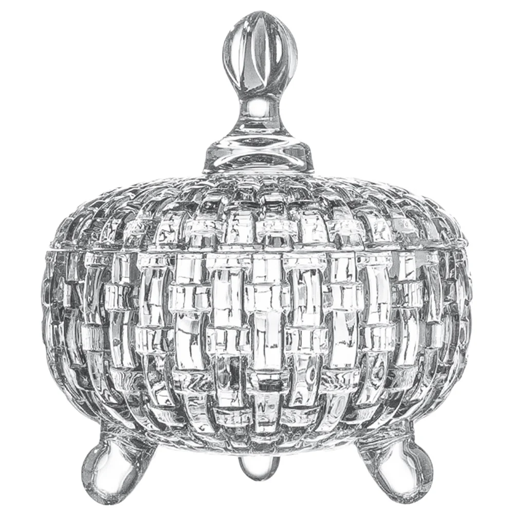 Glass Container Cereals Containers Jewelry Holiday Cookie Jars Decorative Candy