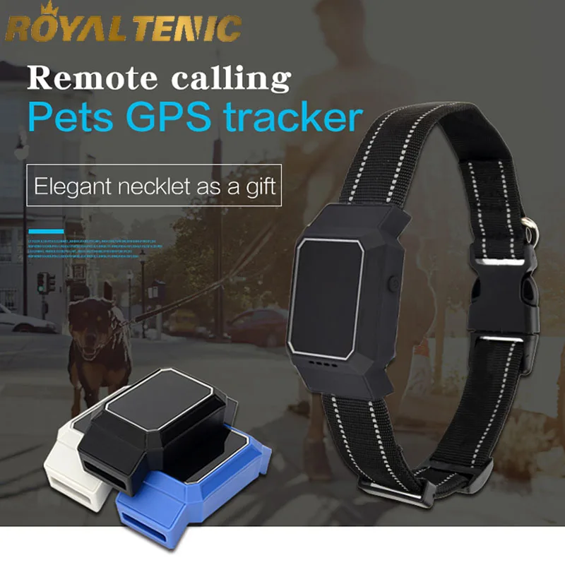 Pet Cat Dogs GPS Tracker 4G SIM Anti-lost Device Pet Smart Collar Long Standby Time Escape Alerts APP Control