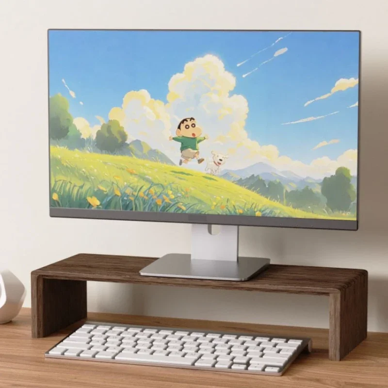 Support de moniteur de bureau en bois, base surélevée pour ordinateur, étagères de rangement, originalité pratique, meubles de maison HQ40JZ