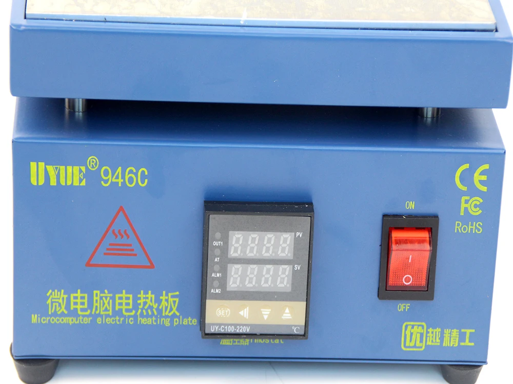В наличии на украинском складе UYUE 946C электронная горячая пластина ЖК-цифровой дисплей подогревательная станция для печатной платы SMD сенсорный ЖК-экран отдельно