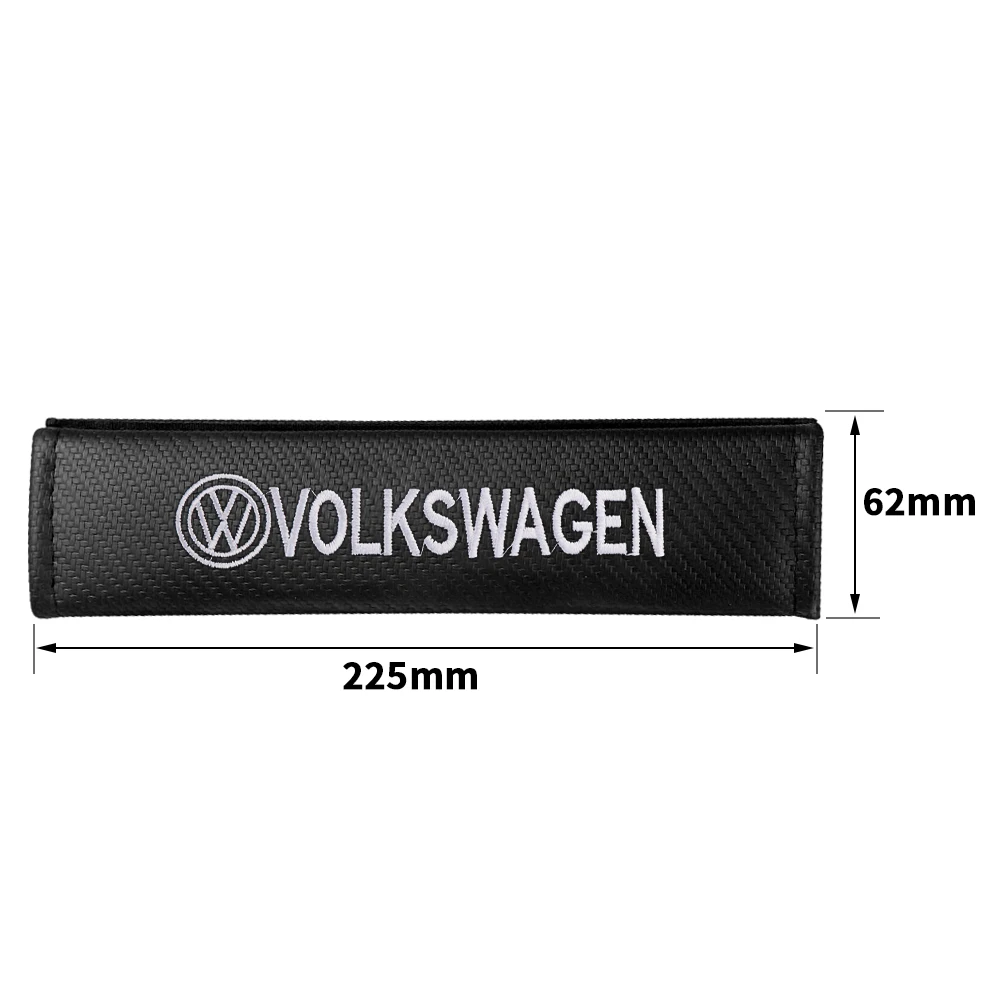 1pc/2 pçs cinto de segurança do carro cobre cinto de segurança caso capa auto para volkswagen golf polo tiguan vw gti mk5 mk6 passat estilo do carro