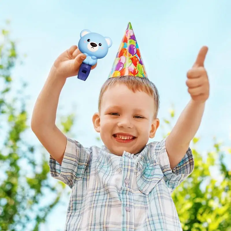 Sifflet de musique mignon en forme d'ours pour enfant, jouet de développement pour fête d'anniversaire