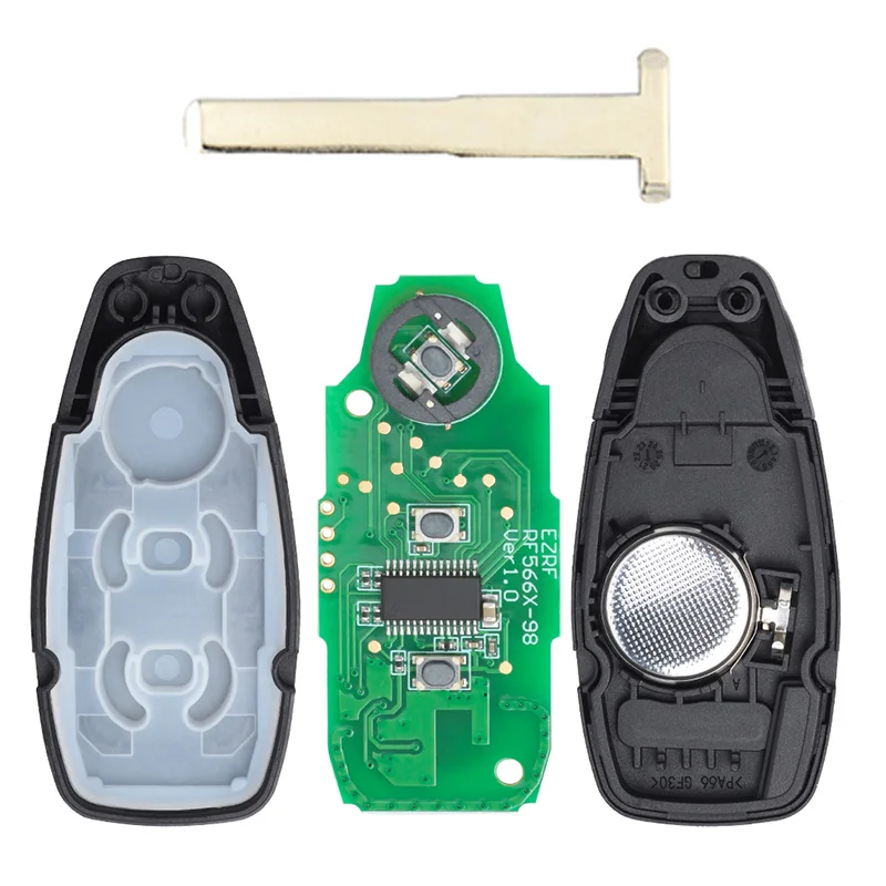 KEYECU KR5876268/ KR55WK48801 434MHz ID49/ ID83 رقاقة مفتاح بعيد ذكي لفورد فوكس C-Max مونديو كوغا فييستا B-Max ذكي #3