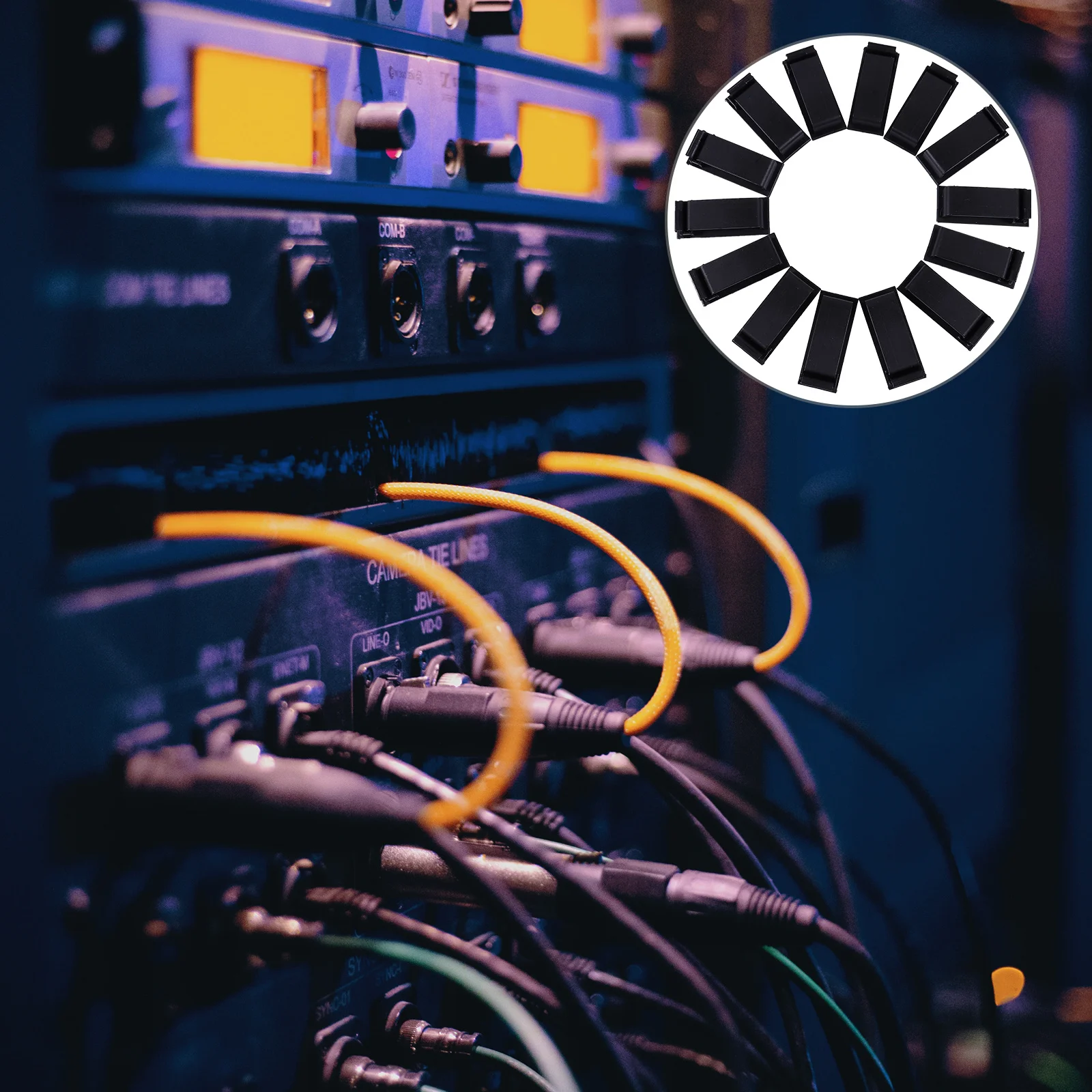 

20Pcs Durable Wire Holder No Drill Needed Cable Clips for Home Office School Self-Adhesive Cable Clips Wire Holder