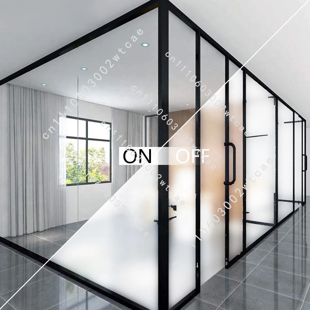 Hot Product Pdlc Intelligent Smart PVC Film Modern Decorative Self-Adhesive Window Roll For Office Building Privacy Glass Foil