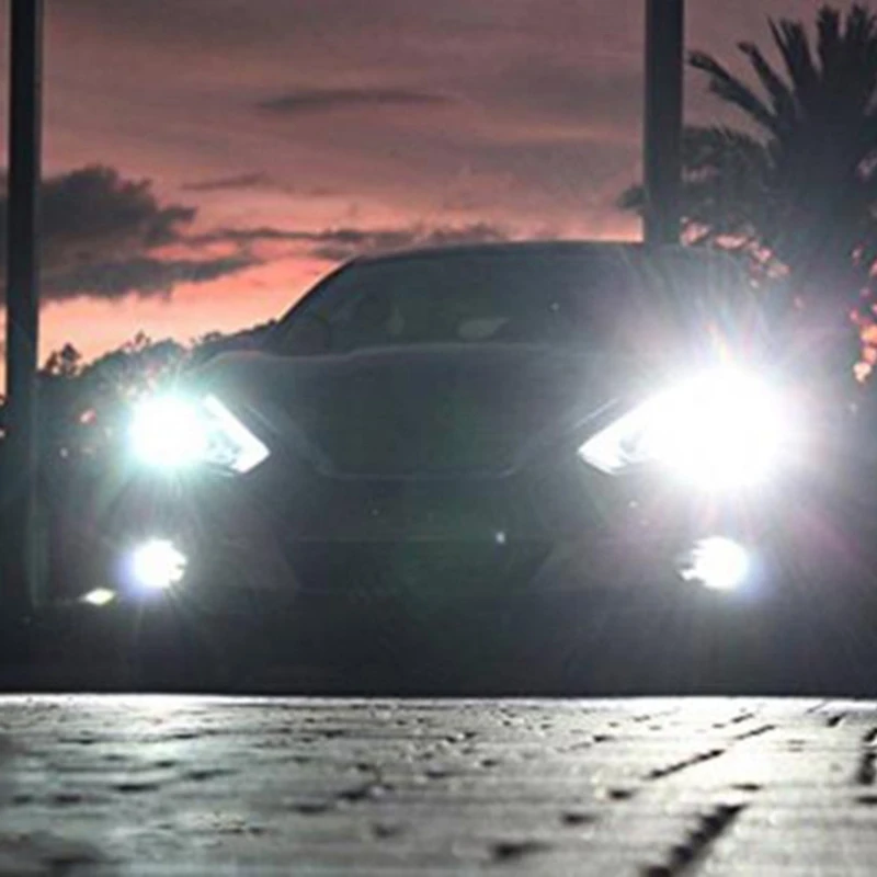 

2шт 6500K белые лампы DRL 30SMD 4014 881 880 H27 светодиодные лампы для автомобильных противотуманных фар