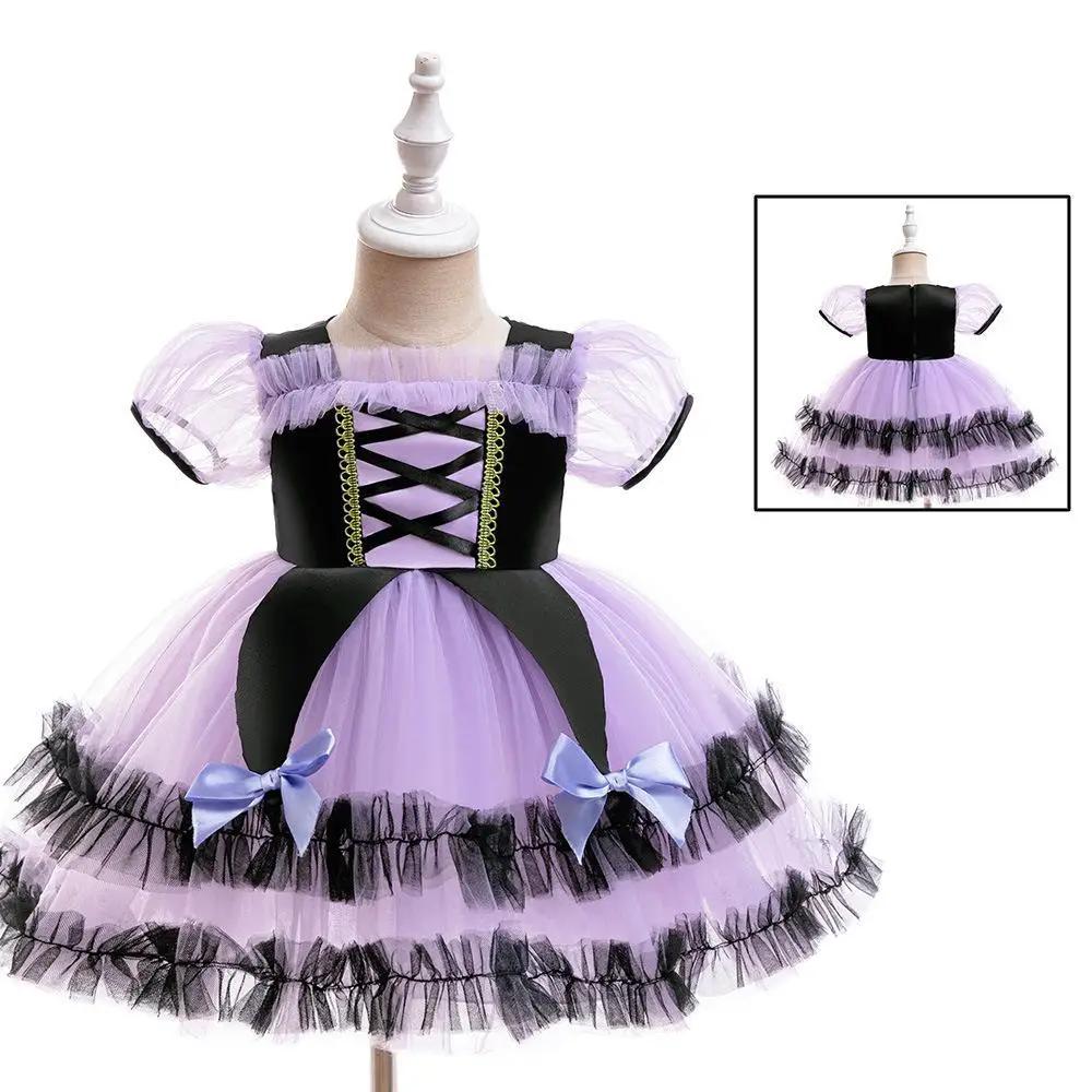 Girls Cotton Flare Ballet Tutu Dress Breathable Washable Elegant Suitable for Dance Practice Birthday Party Dressing 70-110