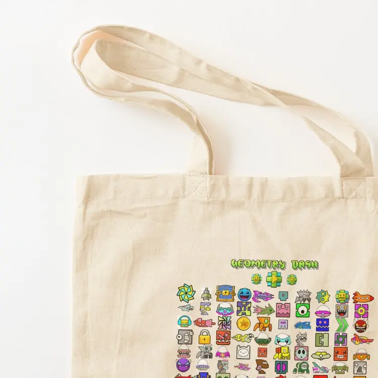 Geometry Dash Tote Bag custom tote bag personalized tote bag bags luxury women Lady bags