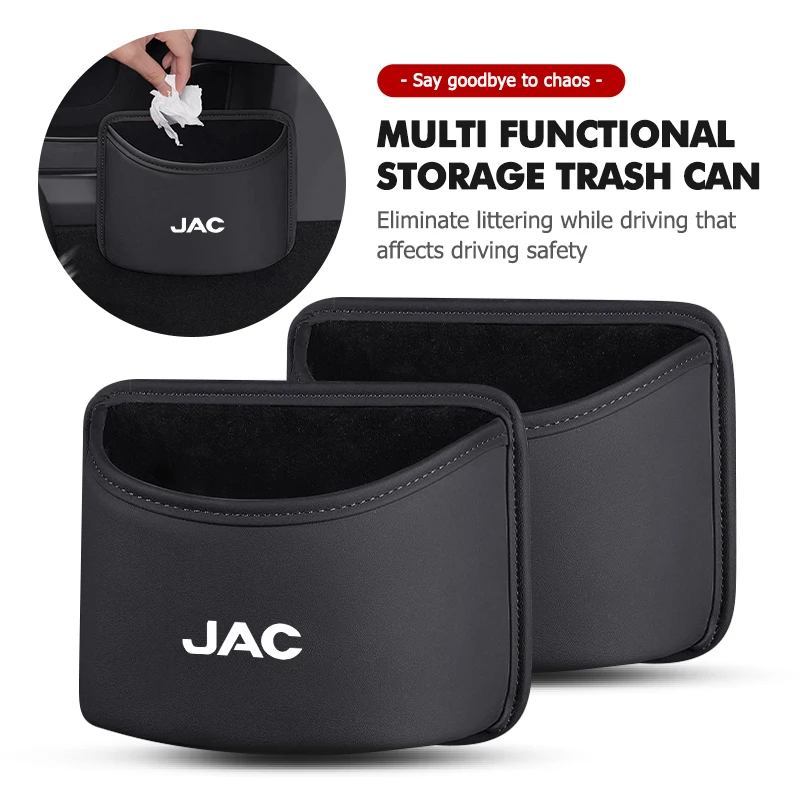 Lixeira Automotiva Suspensa para Porta Lateral, Caixa de Armazenamento de Lixo e Poeira para JAC S2 J3 Board JS2 S3 JS3 J2 S5 T8 Refine J5 J6 J7 J4