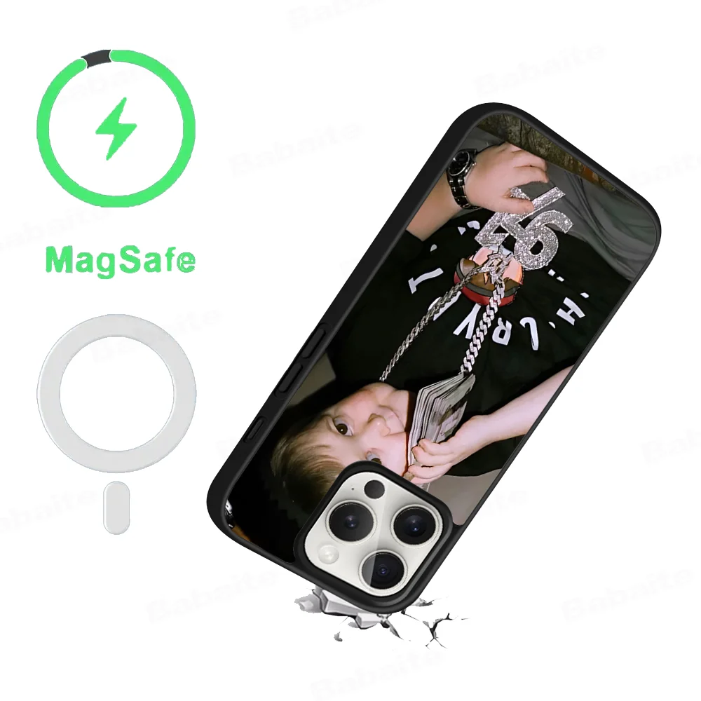 Funny Babaite Hasbulla Phone Case Magnetic Case For IPhone 16 14 13 12 11 15 Pro Max Plus For Magsafe Wireless Charge Cover