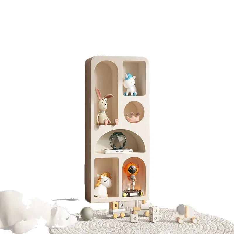 #For Cream wind tunnel hole board entrance cabinet floor-to-ceiling cave storage cabinet children bookcase arch storage display