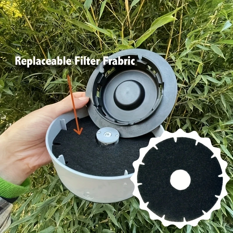 Cross Border White Negative Ion Filter Cotton Pads For Circular Smart Ashtrays Home And Vehicle Air Purification Replace Filter