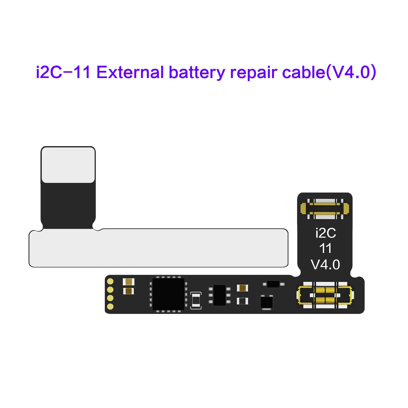 External Battery Repair Flex Cable for Device, i2C, 11-15PM, SE3, KC01, Read and Write Bottom i6S, Data