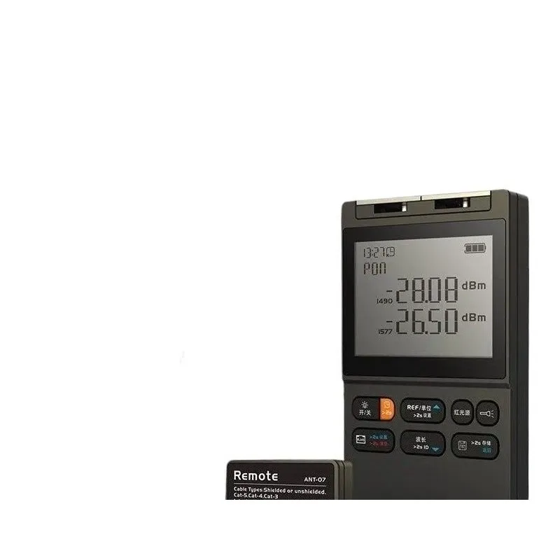 Optical Power Meter Red Light Source Tester High Precision Fiber Optic Cable Loss Decay Detector for FTTH Network